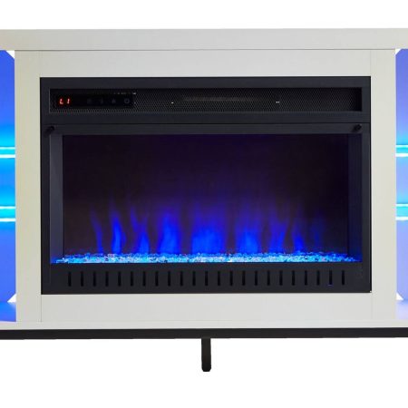 CANVAS Waldon Media Fireplace, 60-in