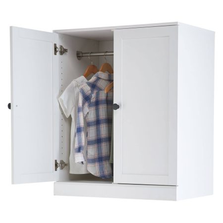 CANVAS Bellevue Modular Stackable Storage Cabinet, White