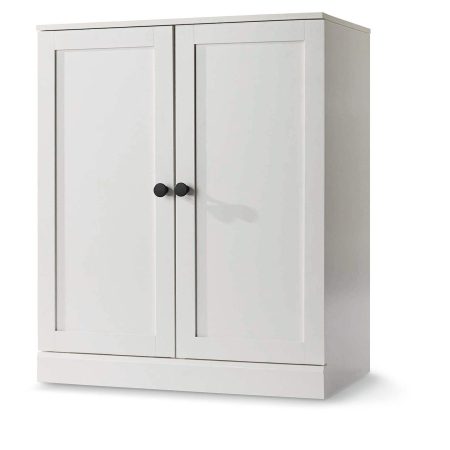 CANVAS Bellevue Modular Stackable Storage Cabinet, White