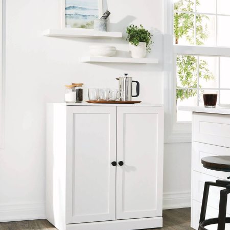 CANVAS Bellevue Modular Stackable Storage Cabinet, White