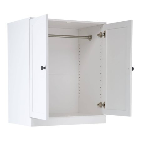 CANVAS Bellevue Modular Stackable Storage Cabinet, White