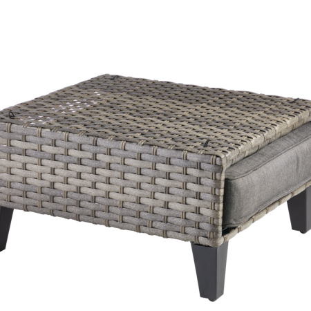 CANVAS Breton Rectangle All-Weather Wicker Outdoor Patio Ottoman