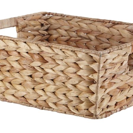 CANVAS Brynn Rectangular Hand Woven Storage Basket, 14.5 x 11.8 x 5.9-in