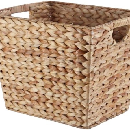 CANVAS Emery Rectangular Natural Material Baskets, 14.5 x 12 x 12-in, 2-pk