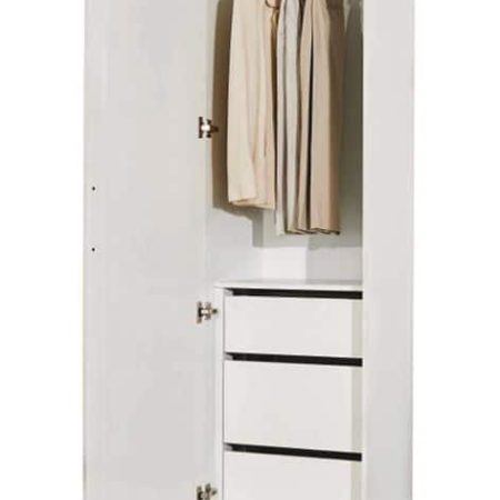 CANVAS Evanston Slim Wardrobe, White