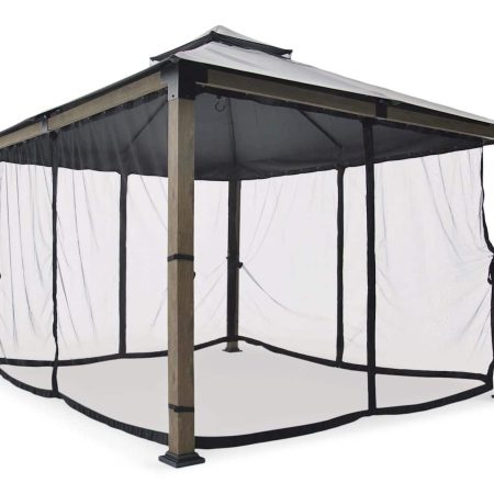 CANVAS Henderson Double-Tier Soft-Top Gazebo, 10 x 12-ft