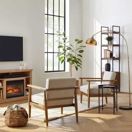 CANVAS Woodhaven Media Fireplace, 46-in