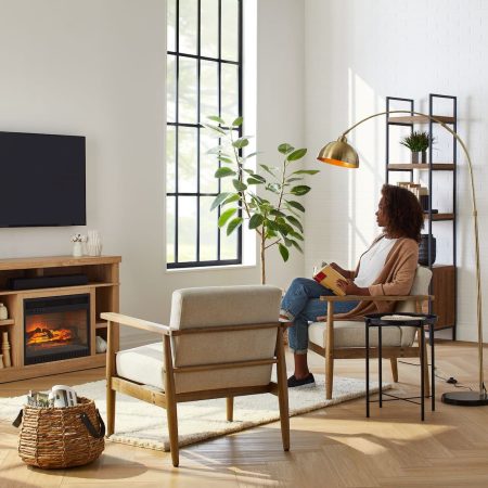 CANVAS Woodhaven Media Fireplace, 46-in