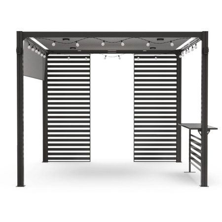 CANVAS Horizon Outdoor Patio Modular Pergola, 10-ft x 10-ft