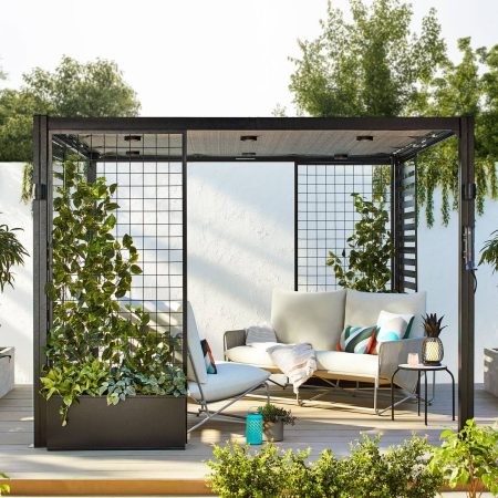 CANVAS Horizon Outdoor Patio Modular Pergola, 10-ft x 10-ft