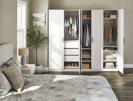 Canvas Kelsey Wardrobe, Large