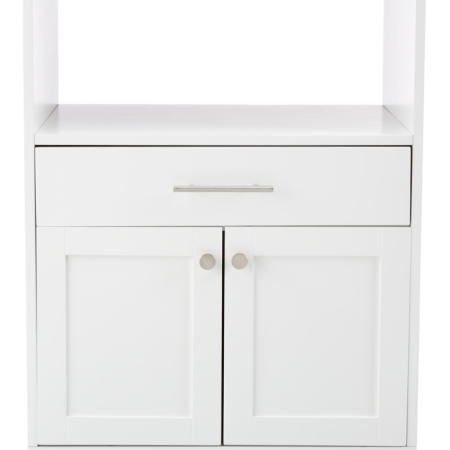 CANVAS Lawson Console Microwave Stand, White