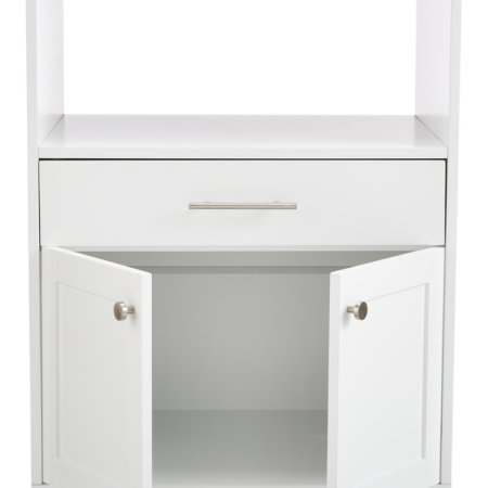 CANVAS Lawson Console Microwave Stand, White