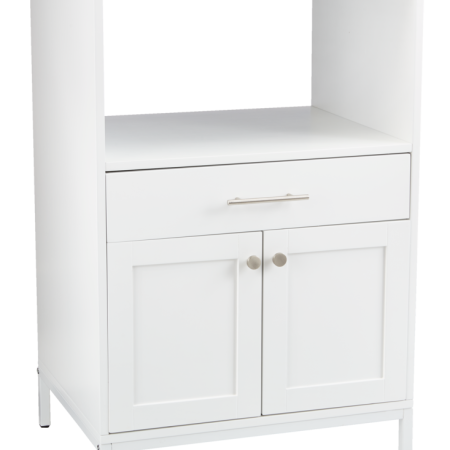 CANVAS Lawson Console Microwave Stand, White