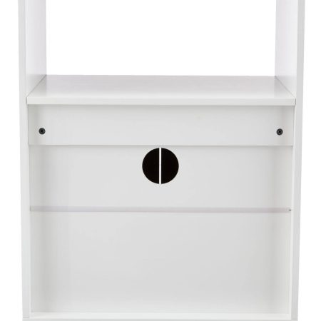 CANVAS Lawson Console Microwave Stand, White