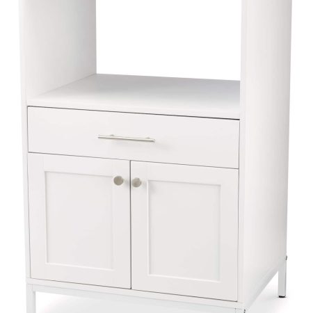 CANVAS Lawson Console Microwave Stand, White