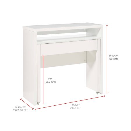 CANVAS Nelson Extending Console Desk