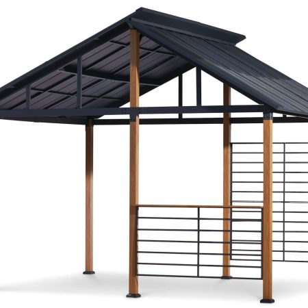 CANVAS Plateau Outdoor Patio Hard Top Gazebo, 10-ft x 12-ft