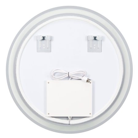 CANVAS Raymore Round LED Wall Mirror, Clear, 28-in