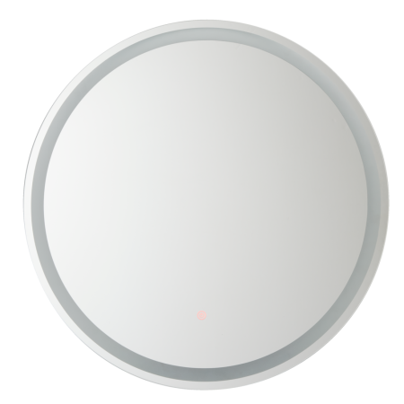 CANVAS Raymore Round LED Wall Mirror, Clear, 28-in