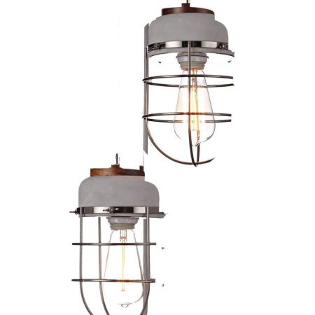 CANVAS Stellan 3-Light Metal Shade Ceiling Pendant Light Fixture, Nickel