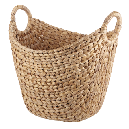 CANVAS Tess Curved Hand Woven Storage Basket, 16  x 12 x 15-in