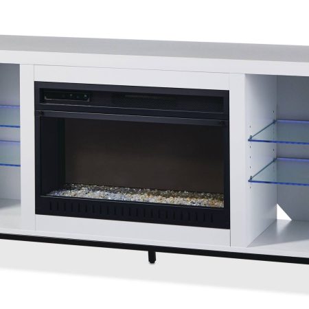 CANVAS Waldon Media Fireplace, 60-in