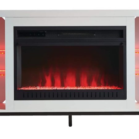 CANVAS Waldon Media Fireplace, 60-in