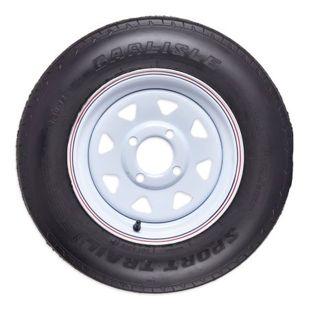 Carlisle Sport Trail LH Trailer Tire Assembly, 530X12-B4