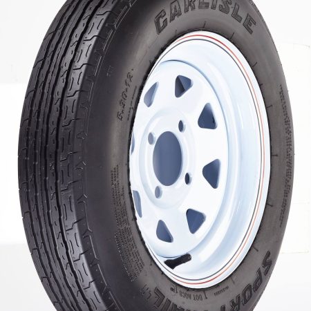 Carlisle Sport Trail LH Trailer Tire Assembly, 530X12-B4