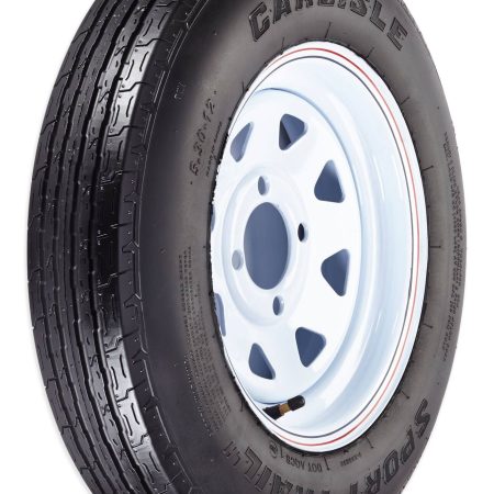 Carlisle Sport Trail LH Trailer Tire Assembly, 530X12-C4