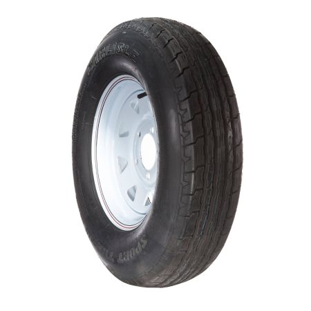 Carlisle Sport Trail LH Trailer Tire Assembly - ST185/80D13-C5