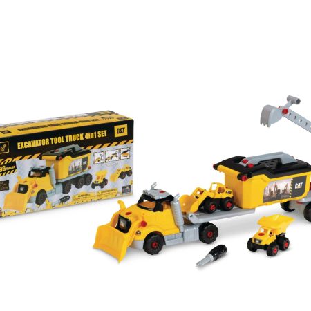 CAT 3-in-1 Toy Truck Set