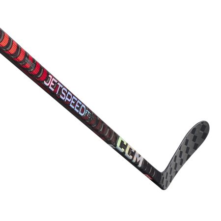 CCM Jetspeed FT5 Pro Grip Senior Hockey Stick, Carbon Fiber, Hybrid Kick