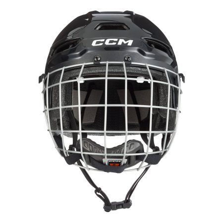 CCM Multi-Sport Hockey Helmet & Cage Combo, Youth, Black