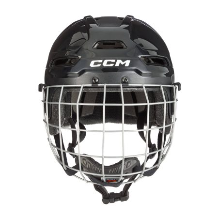 CCM Multi-Sport Hockey Helmet & Cage Combo, Youth, Black