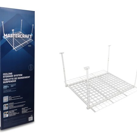 Mastercraft Adjustable Ceiling Storage Rack, 45 x 45-in