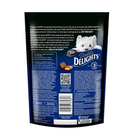 Cesar Double Delights Filet Mignon Flavour Dog Treats, 150-g