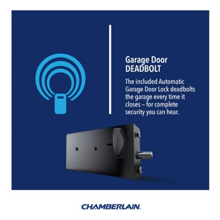 Chamberlain® Ultra-Quiet Wall-Mount (Space Saving) Garage Door Opener with Wi-Fi