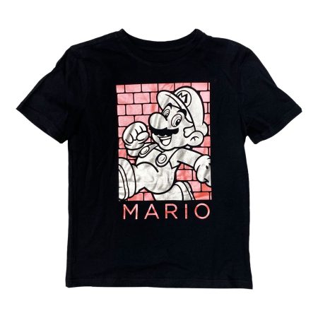 Character Boys' Red Brick Mario T Shirt