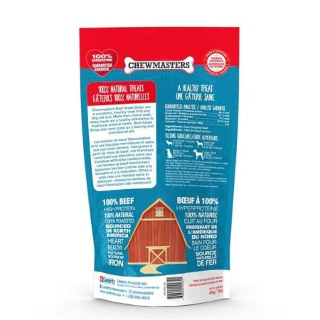 Chewmasters Beef Tender Strips Dog Treats, 454-g