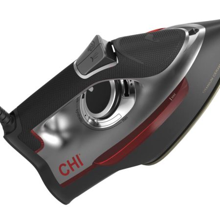 Hamilton Beach CHI Professional 1700W Steam Iron, Red/Black