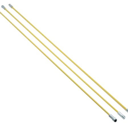 Imperial Flexible Fiberglass Chimney Brush Rod, 1.5-m, 3-pk, Yellow