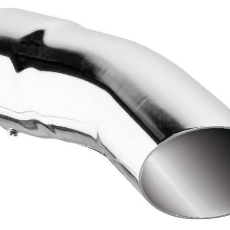 Stallion Chrome Turndown Exhaust Tip, 9-in