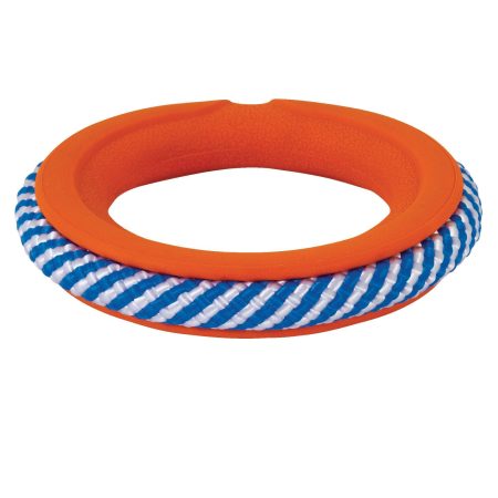 Chuckit! FetchTug 2-in-1 Ring Dog Toy, Orange