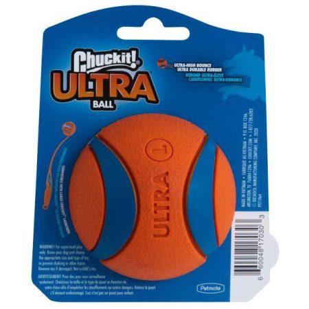 Chuckit! Ultra Rubber Ball Dog Toy, Large, Orange