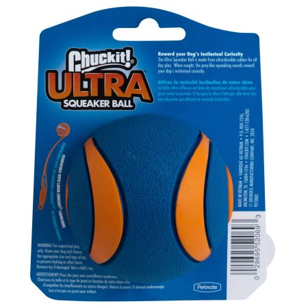 Chuckit! Ultra Squeaker Ball Dog Toy, Large