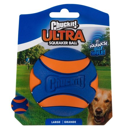 Chuckit! Ultra Squeaker Ball Dog Toy, Large