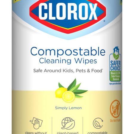 Greenworks Cleaning Wipes, Lemon, 75-pk