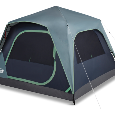 Coleman Skylodge 3-Season, 4-Person Instant Set-Up Camping Cabin Tent w/ Rain Fly & Carry Bag